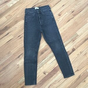Agolde Nico jean size 26 washed black